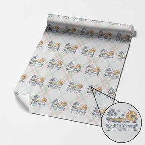 Gulf of Mexico Wrapping Paper Roll Always And Forever Resist TS10 Christmas Plaid Print Your Wear
