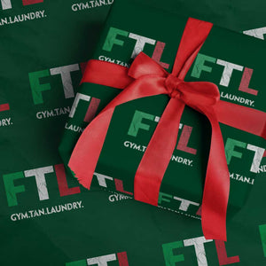 Gym Tan Laundry GTL Italian Flag Wrapping Paper Roll TS10 Green Print Your Wear