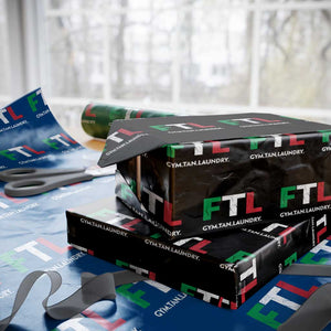 Gym Tan Laundry GTL Italian Flag Wrapping Paper Roll TS10 Black Print Your Wear