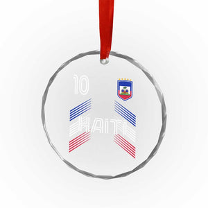 Haiti Soccer Crystal Glass Ornament Haitian Football Fan Pride National Team Support Graphic TS10 Print Your Wear