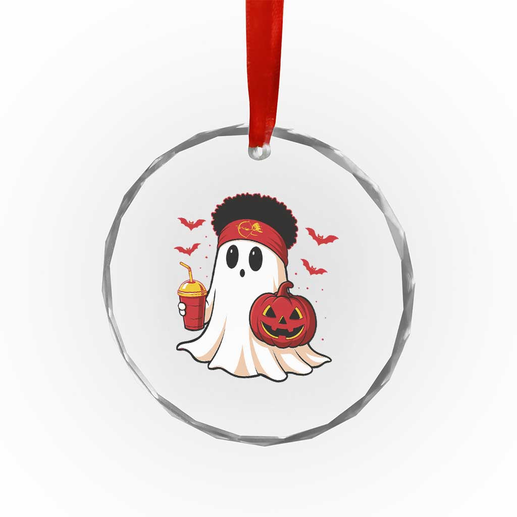 Halloween KC Ghost Crystal Glass Ornament Pumpkin Ghost Costume Football TS10 Print Your Wear