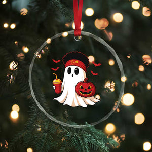 Halloween KC Ghost Crystal Glass Ornament Pumpkin Ghost Costume Football TS10 Print Your Wear