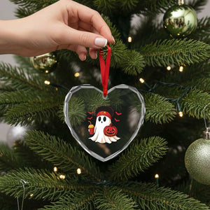 Halloween KC Ghost Heart Crystal Glass Ornament Pumpkin Ghost Costume Football TS10 Print Your Wear