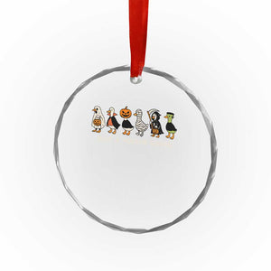 Halloween Funny Goose Crystal Glass Ornament Spooky Season 90s Horror Movie TS10 Print Your Wear