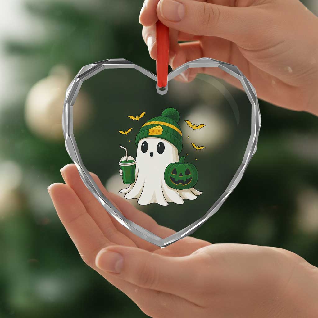Halloween GB Ghost Heart Crystal Glass Ornament Pumpkin Ghost Costume Cheesehead TS10 Print Your Wear