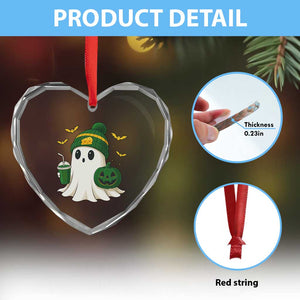 Halloween GB Ghost Heart Crystal Glass Ornament Pumpkin Ghost Costume Cheesehead TS10 Print Your Wear
