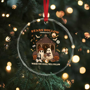Halloween Stars Hollow Crystal Glass Ornament Retro Book Lover Cute Ghost Fall Pumpkin TS10 Print Your Wear