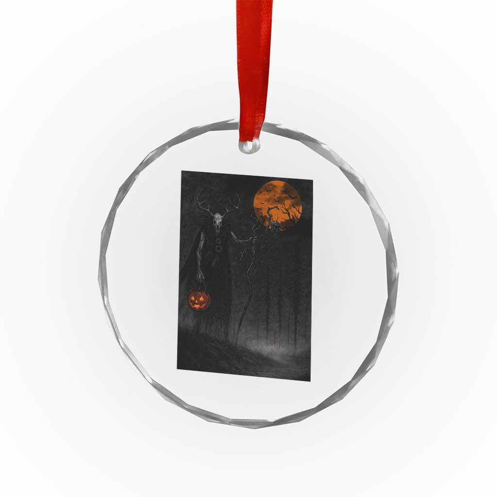 Halloween Wendigo Crystal Glass Ornament Scary Pumpkin Moon TS10 Print Your Wear