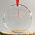 Hamilton Eliza Jefferson Angelica & Burr Names Crystal Glass Ornament TS10 Transparent Glass 3'' Circle Print Your Wear