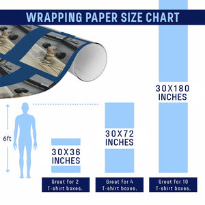 Hamster Gym Wrapping Paper Roll Funny Rat Workout Weightlifting Pump Cover TS10 Print Your Wear