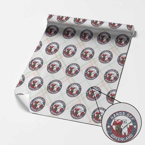Hands Off Greenland Wrapping Paper Roll Anti Authoritarian Political Gag Gift TS12 Christmas Plaid Print Your Wear