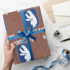 Hands Off Greenland Wrapping Paper Roll Polar Bear Vintage Political Protest TS10 Mocha Print Your Wear