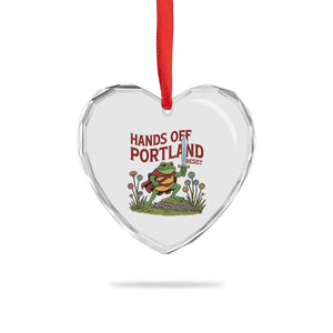 Hands Off Portland Sword Frog Heart Crystal Glass Ornament Freedom Fighters Hero Resist TS02 Print Your Wear