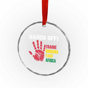 Hands Off Traoré Burkina Faso Africa Crystal Glass Ornament TS02 Print Your Wear