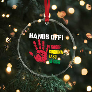 Hands Off Traoré Burkina Faso Africa Crystal Glass Ornament TS02 Print Your Wear