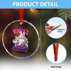 Happy 420 Easter Crystal Glass Ornament Bunny Funny Weed Smoking Rabbit Cannabis 4/20 Day TS02 Print Your Wear