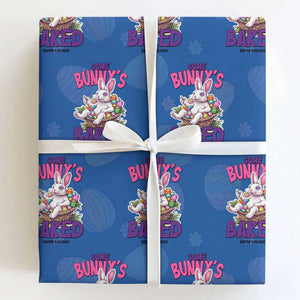 Happy 420 Easter Wrapping Paper Roll Bunny Funny Weed Smoking Rabbit Cannabis 4/20 Day TS02 Royal Blue Print Your Wear