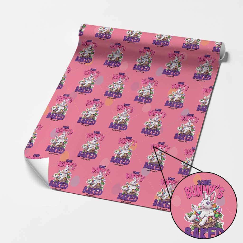 Happy 420 Easter Wrapping Paper Roll Bunny Funny Weed Smoking Rabbit Cannabis 4/20 Day TS02 Pink Print Your Wear