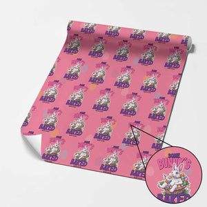 Happy 420 Easter Wrapping Paper Roll Bunny Funny Weed Smoking Rabbit Cannabis 4/20 Day TS02 Pink Print Your Wear