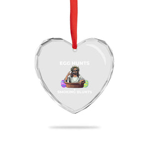 Happy 420 Easter Heart Crystal Glass Ornament Blunt Stoner TS02 Print Your Wear