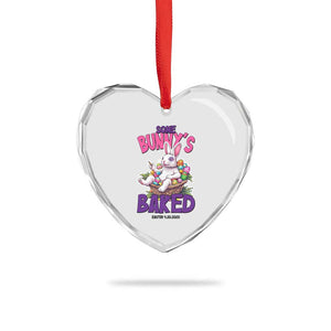 Happy 420 Easter Heart Crystal Glass Ornament Bunny Funny Weed Smoking Rabbit Cannabis 4/20 Day TS02 Print Your Wear