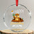Happy Groundhog Day Crystal Glass Ornament Punxsutawney Phil Groundhog Lover TS02 Transparent Glass 3'' Circle Print Your Wear