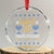 Happy Hanukkah Crystal Glass Ornament Jewish Festival of Lights Hanukkiah Menorah Ugly Chanukah TS02 Transparent Glass 3'' Circle Print Your Wear