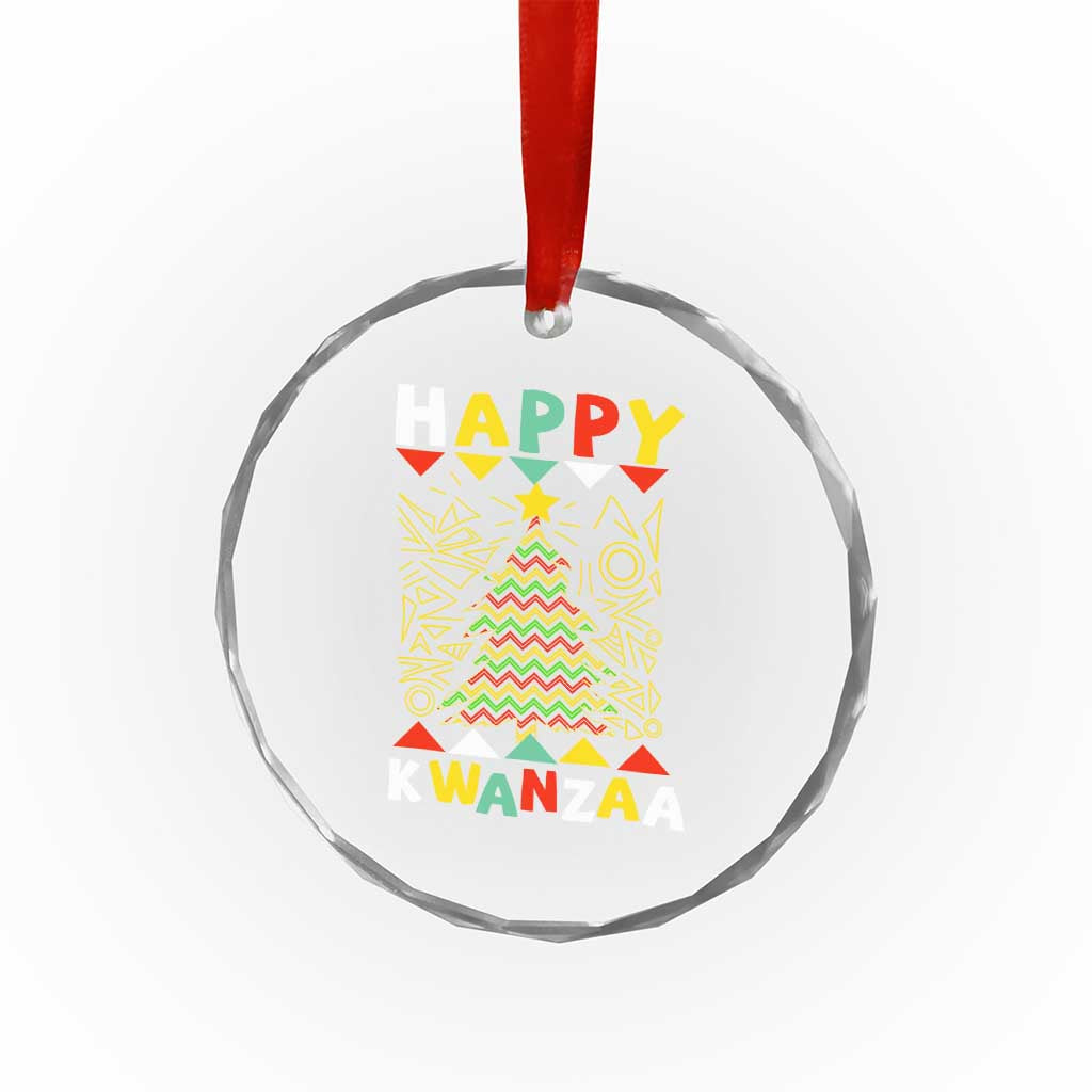 Happy Kwanzaa Christmas Crystal Glass Ornament African American Holiday Christmas Tree TS10 Print Your Wear