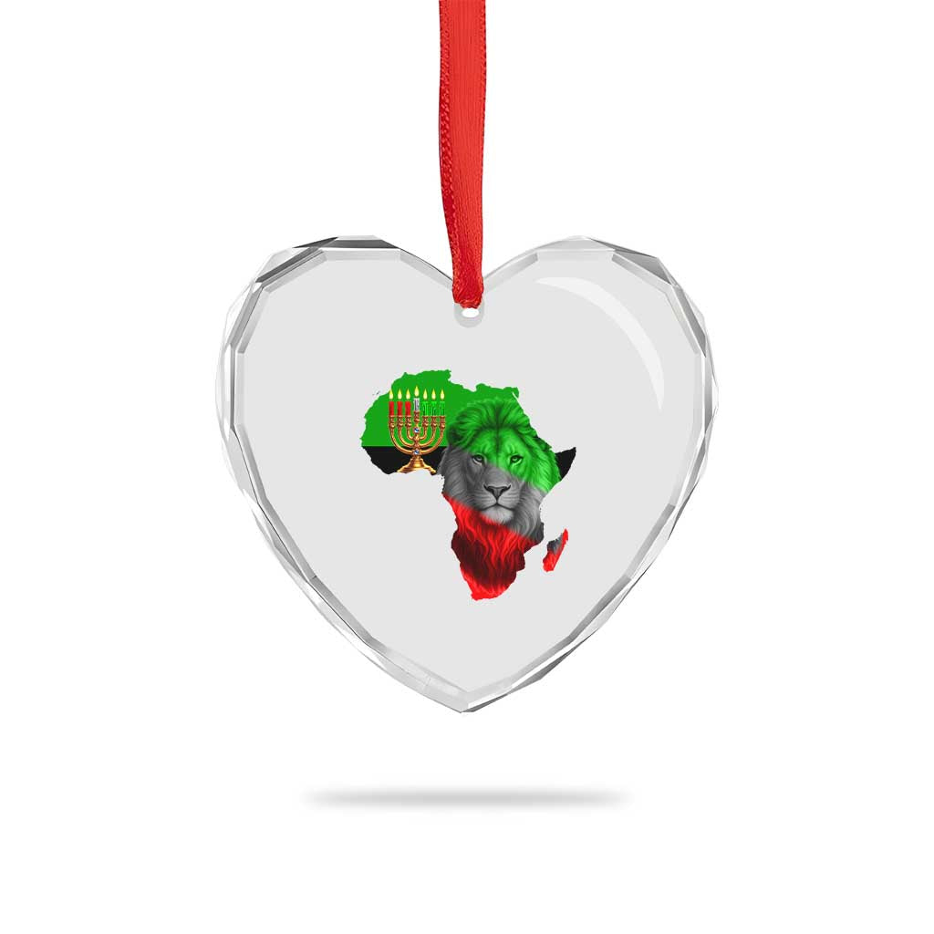 Happy Kwanzaa Lion Heart Crystal Glass Ornament African Heritage Pride Gift For Men TS12 Print Your Wear