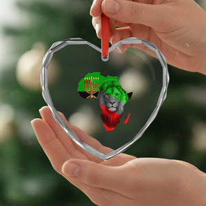 Happy Kwanzaa Lion Heart Crystal Glass Ornament African Heritage Pride Gift For Men TS12 Print Your Wear