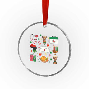 Happy Kwanzaa Nurse Pride Crystal Glass Ornament African Culture Holiday Gift TS12 Print Your Wear
