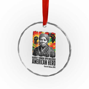 Harriet Tubman Black History Month Crystal Glass Ornament Underground Railroad American Hero History TS14 Print Your Wear