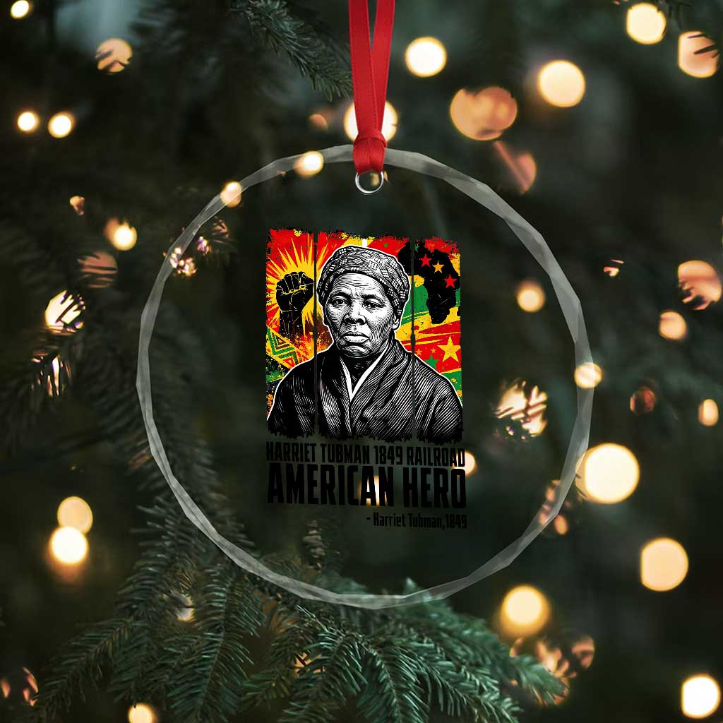 Harriet Tubman Black History Month Crystal Glass Ornament Underground Railroad American Hero History TS14 Print Your Wear
