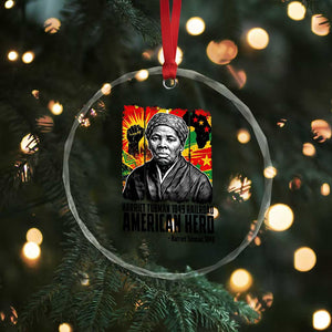 Harriet Tubman Black History Month Crystal Glass Ornament Underground Railroad American Hero History TS14 Print Your Wear