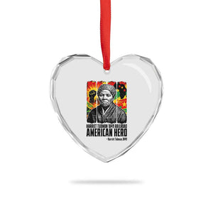 Harriet Tubman Black History Month Heart Crystal Glass Ornament Underground Railroad American Hero History TS14 Print Your Wear