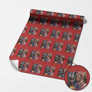 Harriet Tubman Courage Is Freedom Wrapping Paper Roll Black History Gift TS12 Red Print Your Wear