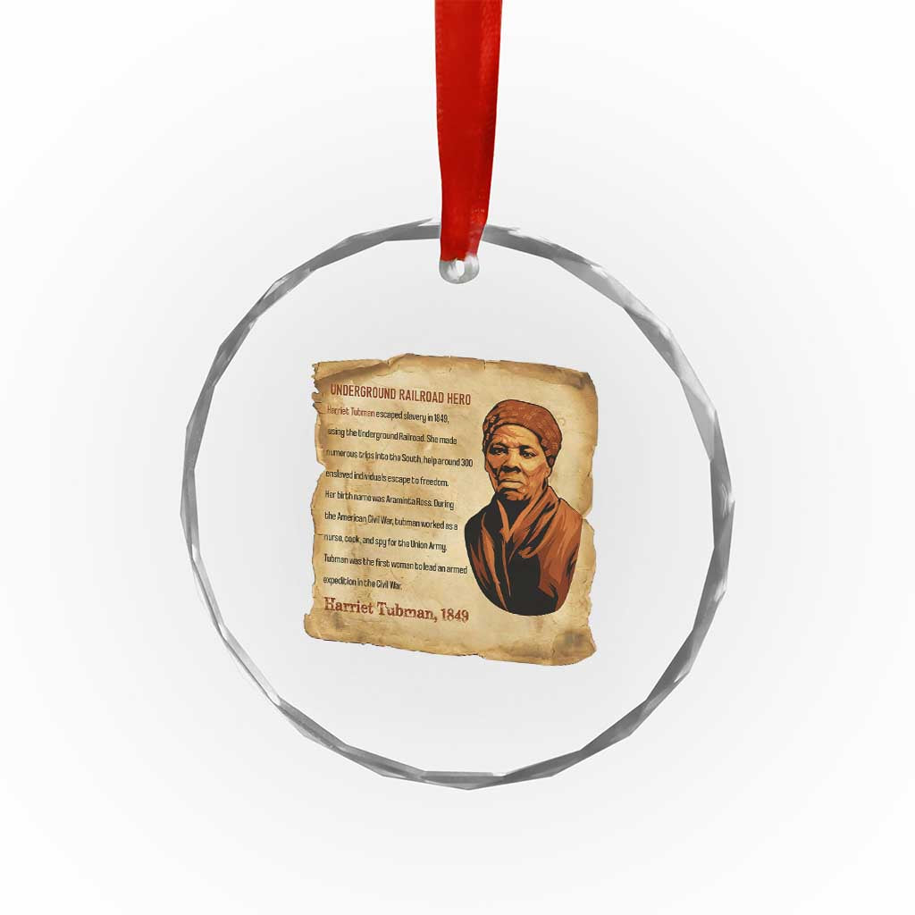 Harriet Tubman Crystal Glass Ornament Black American Hero Underground Railroad TS12 Print Your Wear