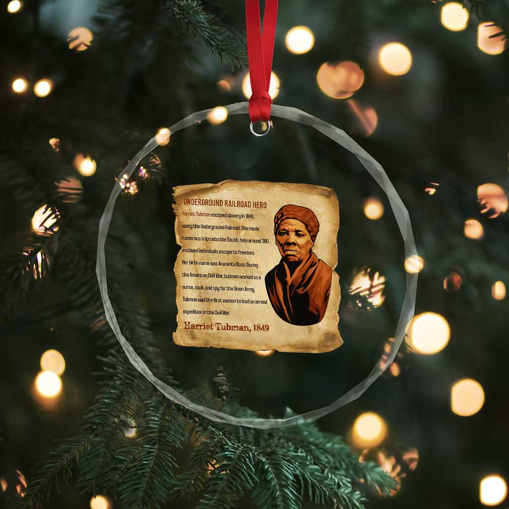 Harriet Tubman Crystal Glass Ornament Black American Hero Underground Railroad TS12 Print Your Wear