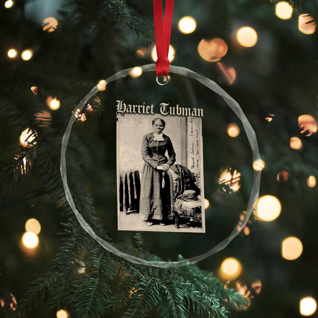 Harriet Tubman Crystal Glass Ornament Juneteenth Black History Freedom TS10 Print Your Wear