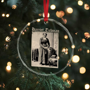 Harriet Tubman Crystal Glass Ornament Juneteenth Black History Freedom TS10 Print Your Wear