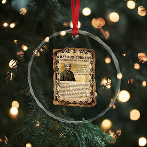 Harriet Tubman Crystal Glass Ornament Womens History Month Gift TS12 Print Your Wear