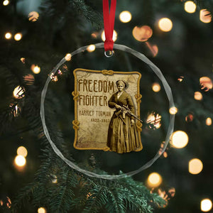Harriet Tubman Freedom Fighter Crystal Glass Ornament Feminist History Gift TS12 Print Your Wear