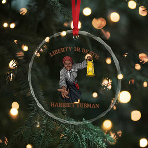 Harriet Tubman Freedom Quote Crystal Glass Ornament Liberty Or Death TS12 Print Your Wear