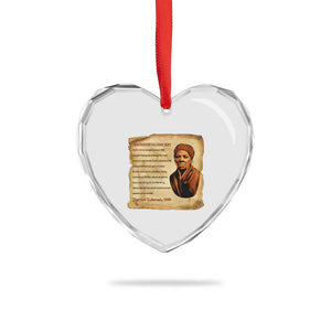 Harriet Tubman Heart Crystal Glass Ornament Black American Hero Underground Railroad TS12 Print Your Wear