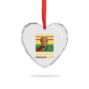 Harriet Tubman Heart Crystal Glass Ornament We Out 1849 African American History TS11 Print Your Wear