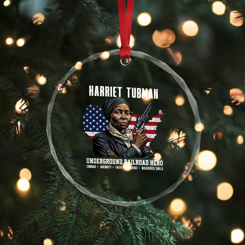 Harriet Tubman Patriotic Crystal Glass Ornament Female Empowerment History Gift TS12 Print Your Wear