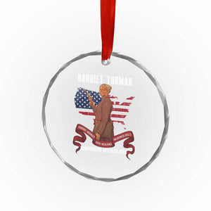 Harriet Tubman Patriotic Crystal Glass Ornament Strong Black Women Pride TS12 Print Your Wear