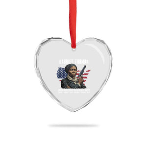 Harriet Tubman Patriotic Heart Crystal Glass Ornament Female Empowerment History Gift TS12 Print Your Wear