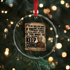 Harriet Tubman Quote Crystal Glass Ornament Black History African American TS14 Print Your Wear