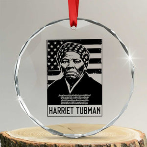 Harriet Tubman Quote Crystal Glass Ornament Black History Month TS14 Transparent Glass 3'' Circle Print Your Wear